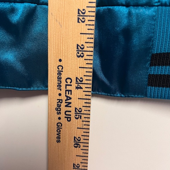 Reebok Jacksonville Jaguars NFL Satin Bomber Jacket L Teal White Mens L - Picture 14 of 15